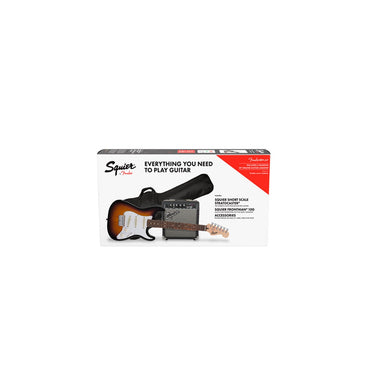 Paquete De Guitarra Elec. Fender Pk Strat Ss Sq10g Bsb 120v,0301812032 Mina